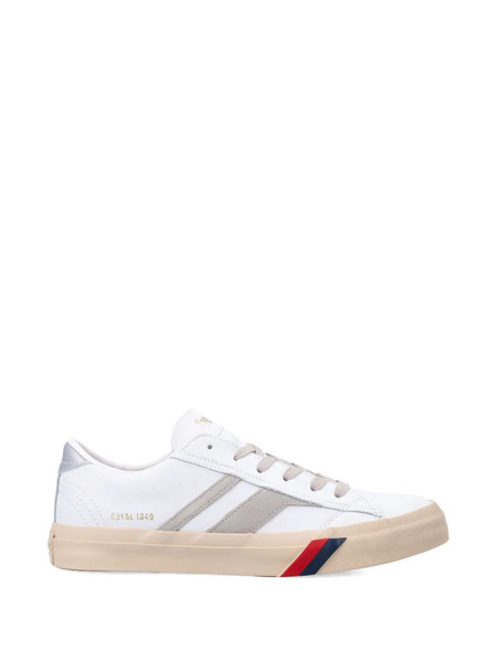  Pro-keds Stripe-detail Leather Sneakers - White 