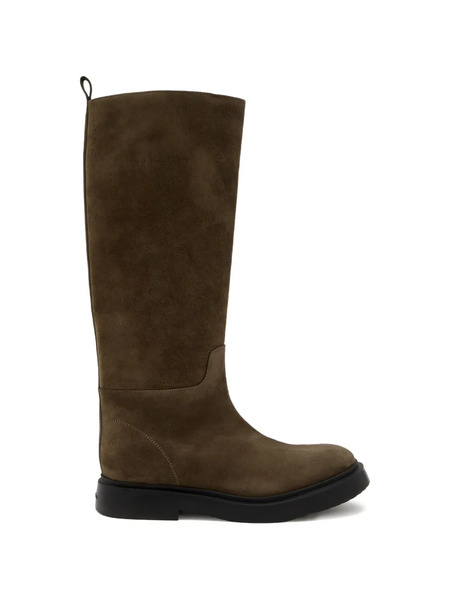  Proenza Schouler Bank Suede Knee Boots - Brown 