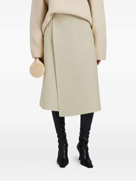  Proenza Schouler Bodhi Boucle Twill Skirt - Neutrals 
