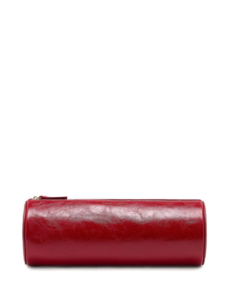  Proenza Schouler Cylindrical Leather Clutch Bag - Red 