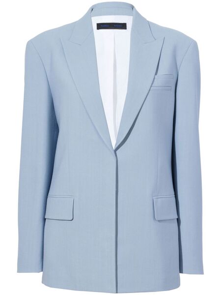  Proenza Schouler Devon Peak-lapel Blazer - Blue 
