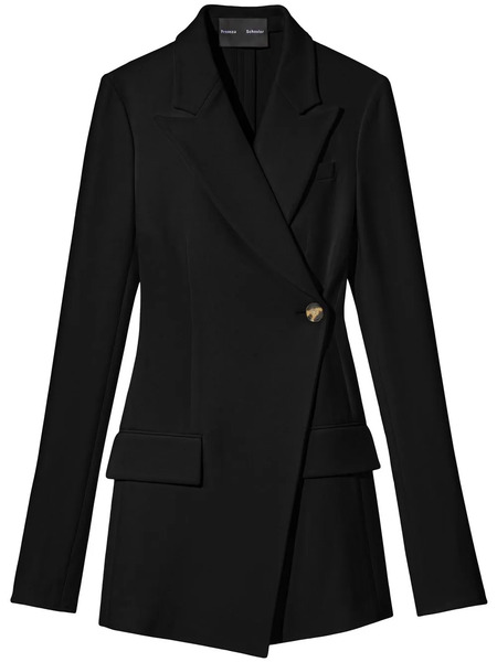  Proenza Schouler Double-breasted Peak-lapel Blazer - Black 
