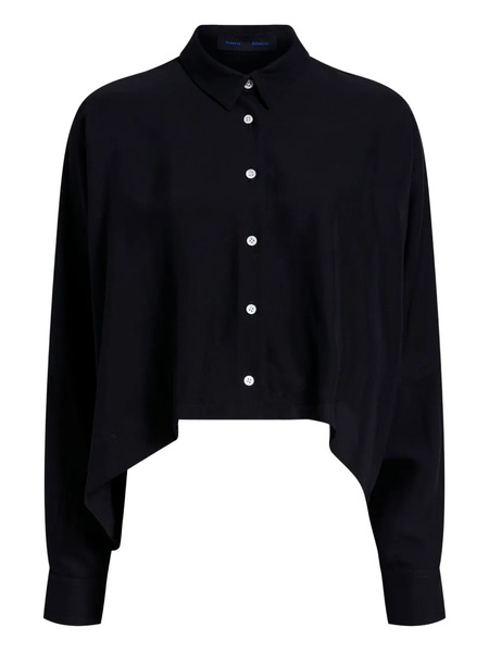  Proenza Schouler Draped Button-up Shirt - Black 
