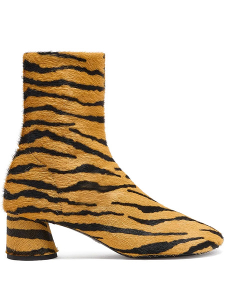  Proenza Schouler Glove Ankle Boots - Orange 