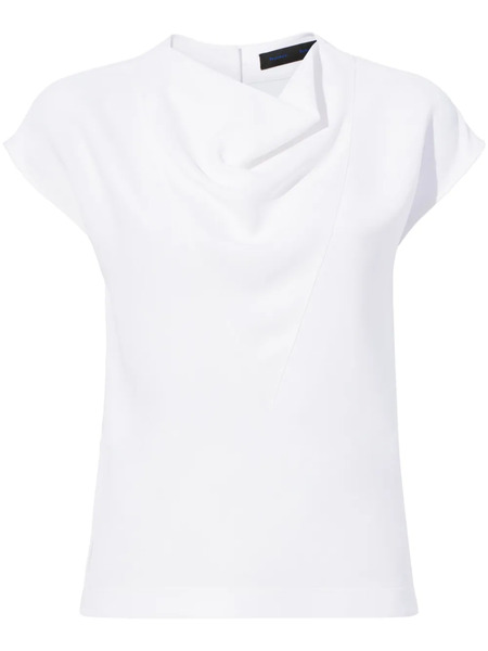  Proenza Schouler Matte Viscose Crepe Shell Top - White 
