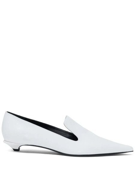  Proenza Schouler 20mm Point-toe Leather Pumps - White 