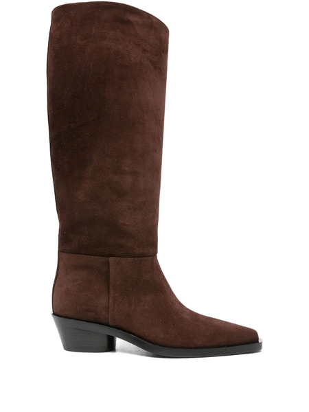  Proenza Schouler 40mm Suede Knee-high Boots - Brown 