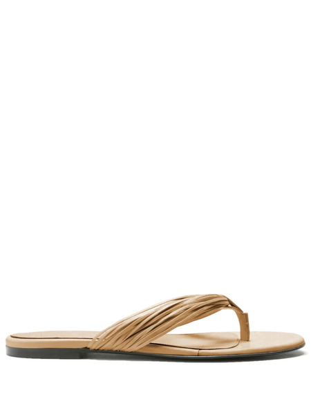  Proenza Schouler Pleated Thong Flip-flops - Neutrals 