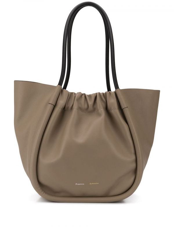 Proenza Schouler Ruched Xl Tote Bag - Neutrals 