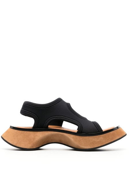  Proenza Schouler Stretch Rec Sandals - Black 