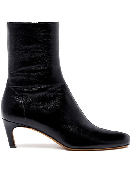 Proenza Schouler Uma Leather Ankle Boots - Black 