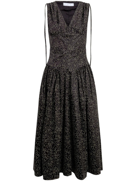  Proenza Schouler White Label Clayton Midi Dress - Black 