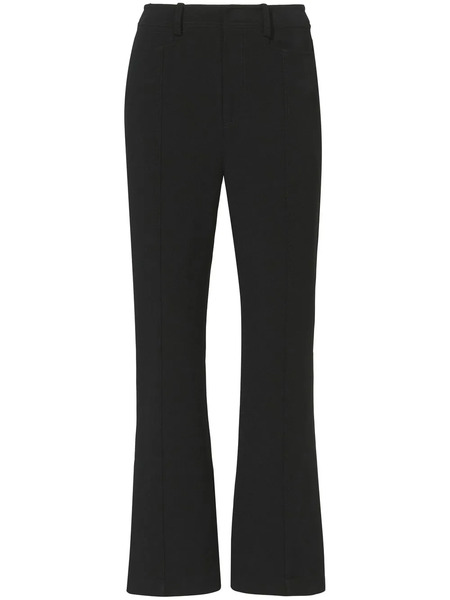  Proenza Schouler White Label Cropped Kick-flare Trousers - Black 