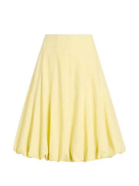  Proenza Schouler White Label Kyra Rumpled Mini Skirt - Yellow 