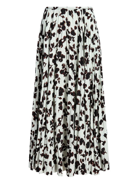  Proenza Schouler White Label Printed Pleated Runa Skirt 