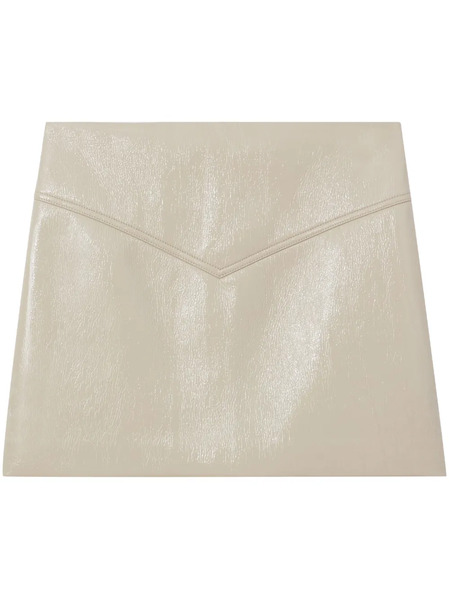  Proenza Schouler White Label Vinyl Mini Skirt 