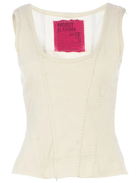  Projet Alabama Scoop Neck Tank Top - White 