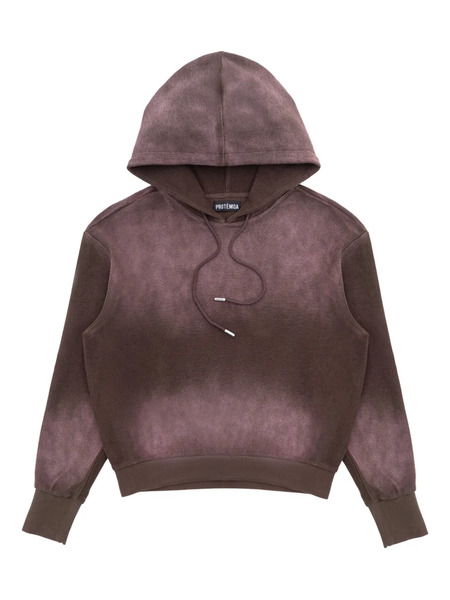  Protémoa Tie-dye Effect Hoodie - Brown 