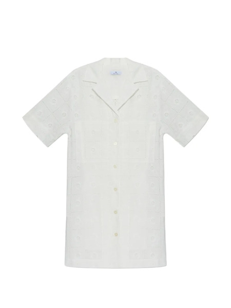  Ps Paul Smith Button-up Mini Dress - White 