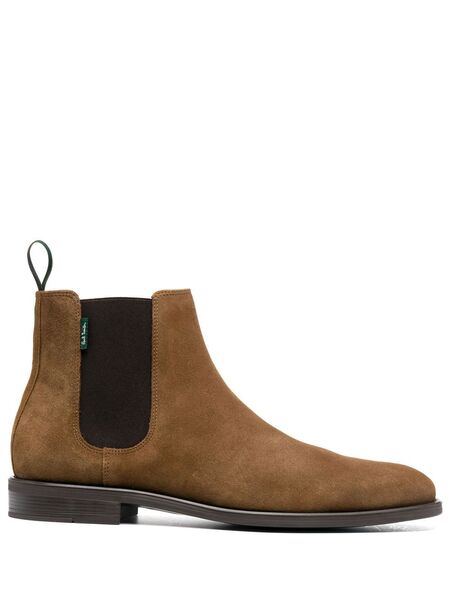  Ps Paul Smith Cedric Almond-toe Chelsea Boots - Brown 