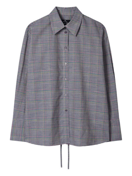  Ps Paul Smith Checked Shirt - Grey 