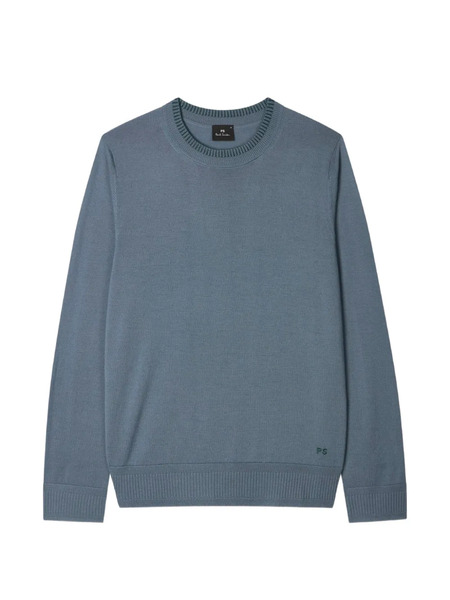  Ps Paul Smith Crew-neck Wool Sweater - Blue 