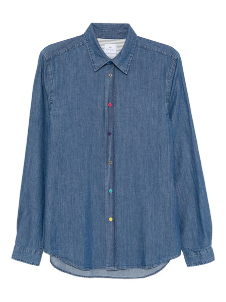  Ps Paul Smith Denim Shirt - Blue 