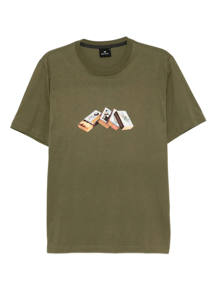 Ps Paul Smith Graphic-printed T-shirt - Green 