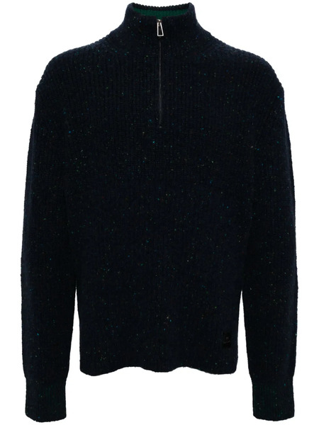  Ps Paul Smith Half-zip Jumper - Blue 