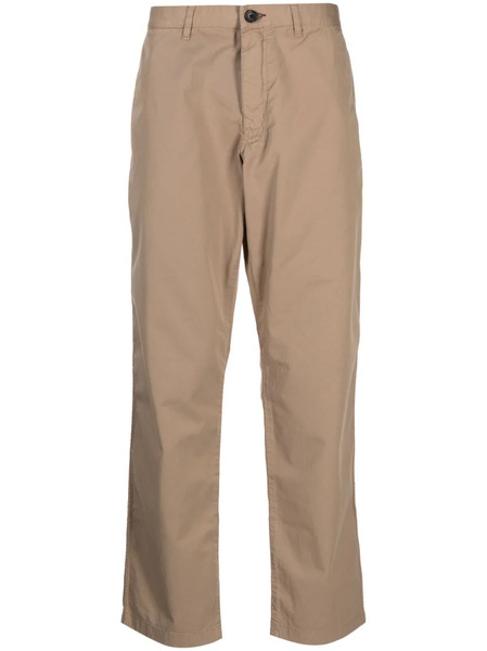  Ps Paul Smith Logo-patch Tapered Chinos - Neutrals 