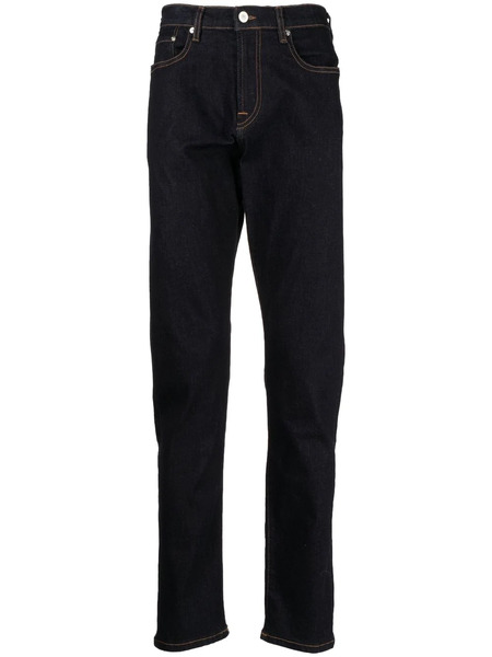  Ps Paul Smith Mid-rise Slim-fit Jeans - Blue 