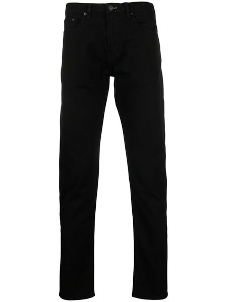  Ps Paul Smith Mid-rises Slim-cut Jeans - Black 