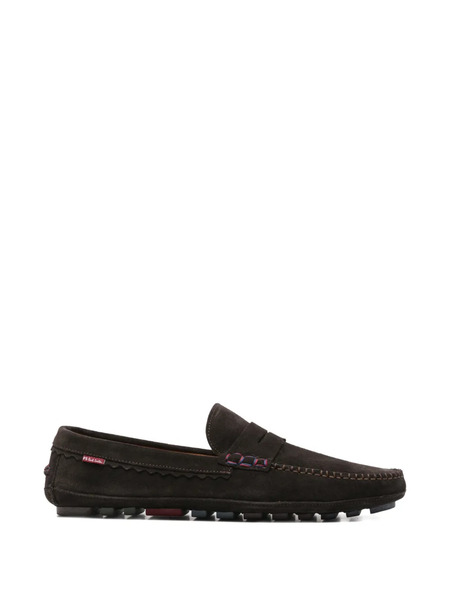  Ps Paul Smith Penny Stitching Loafers - Brown 