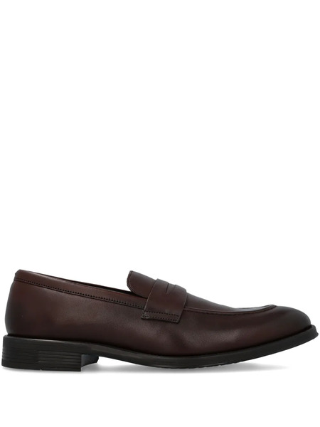  Ps Paul Smith Penny-strap Leather Loafers - Brown 