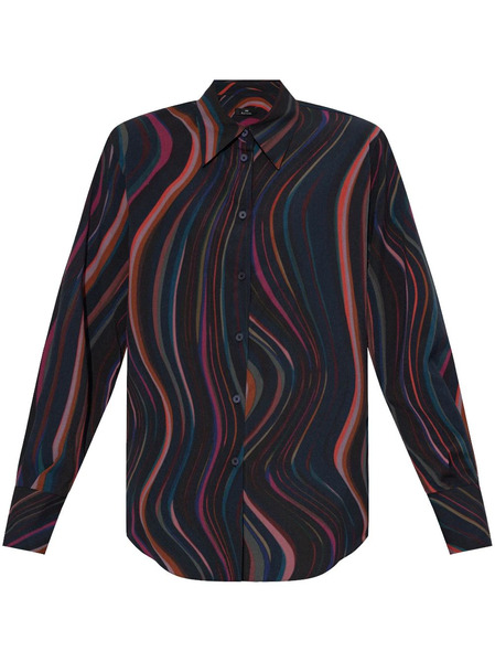  Ps Paul Smith Printed Shirt - Blue 