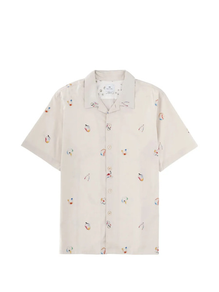  Ps Paul Smith Printed Shirt - Neutrals 