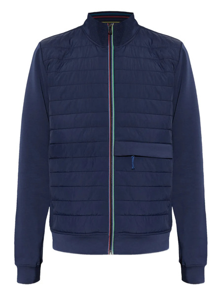  Ps Paul Smith Quilted Panel Jacket - Blue 