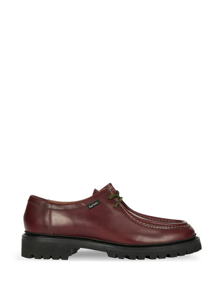  Ps Paul Smith Rango Logo-patch Derby Shoes - Brown 