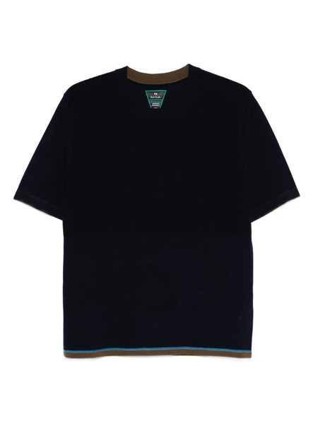  Ps Paul Smith Short-sleeve Wool Sweater - Blue 