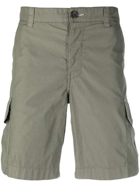  Ps Paul Smith Straight-leg Cargo Shorts - Green 