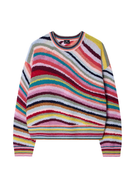  Ps Paul Smith Wool-mohair Knitted Sweater - Pink 