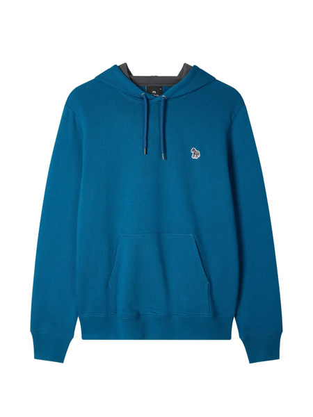  Ps Paul Smith Zebra-patch Hoodie - Blue 