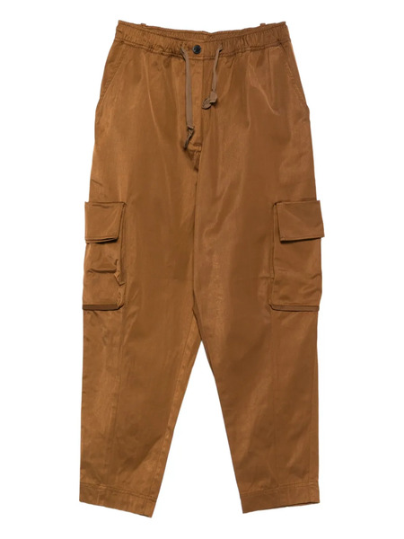  Psophia Cargo-pocket Drawstring Trousers - Brown 