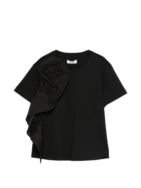  Psophia Ruffled T-shirt - Black 