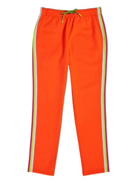  Psycho Bunny Abbott neon Flame Track Pants - Orange 