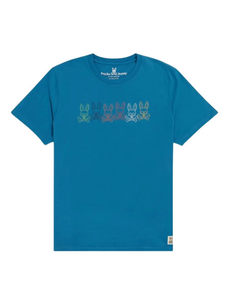  Psycho Bunny Barbon T-shirt - Blue 