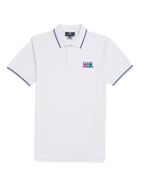  Psycho Bunny Lafayette Polo Shirt - White 