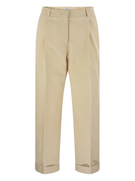  Pt Torino Anna Pleated Trousers - Neutrals 