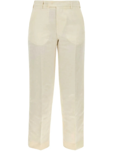  Pt Torino Belt-loop Trousers - Neutrals 