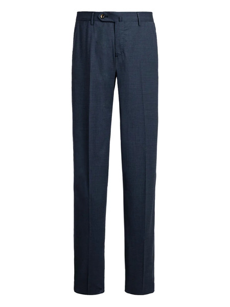  Pt Torino Check Trousers - Blue 